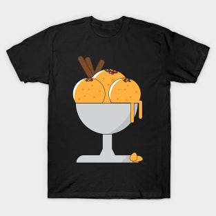 Melting Peach Ice Cream T-Shirt